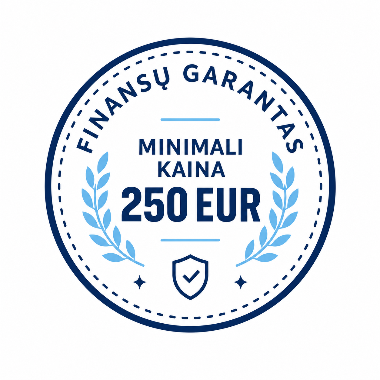 Įmonių steigimas garantijos ženklas - minimali kaina 250eur